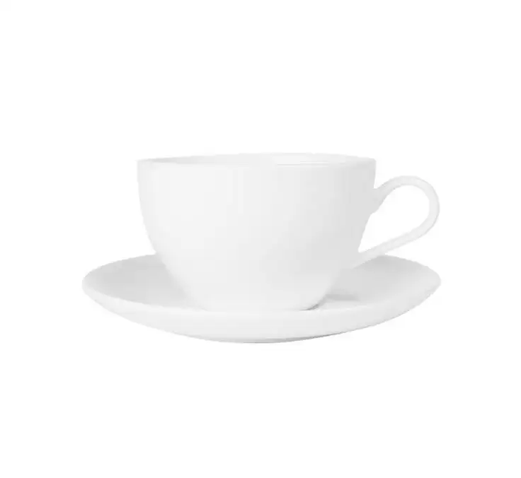 Tazas de agua baratas, taza de café de cerámica blanca y negra, tazas de té y <span class=keywords><strong>platillos</strong></span> de hueso de china, venta al por mayor