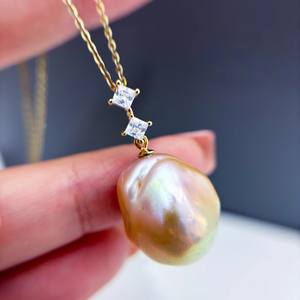 31255DIY Simple Fashionable <b>Silver</b> <b>Pendant</b> with Round 9-15mm Beads Empty Stand S925 <b>Silver</b> for DIY Diamond Charms & <b>Necklaces</b> - Product Image 1