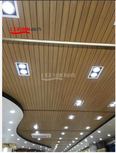 Tấm Trần Tường cách âm bằng gỗ rãnh Bảng điều khiển âm thanh bằng gỗ rãnh tấm gỗ cho tường - Product Image 4