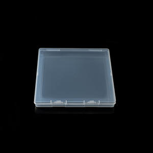 Boîte de rangement carrée en plastique transparent 15,5 cm x 15,5 cm x 1,7 cm avec couvercle à clapet pour emballage et organisation, fabriquée au Zhejiang - Product Image 3