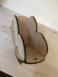Caja de Regalo Moderna de Madera <span class=keywords><strong>en</strong></span> Forma de Corazón con Cuerda <span class=keywords><strong>para</strong></span> Colgar, Porta Flores y Joyero <span class=keywords><strong>para</strong></span> el Día de la Madre y Decoración de Bodas - Product Image 4