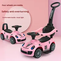 Voiture à quatre roues pour enfants Twisting Niuniu, pour garçons de 1 à 3 ans, anti-retournement, scooter musical, construction en métal, modèle planeur 68 Asie
