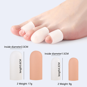 YNBG Masseur tubulaire souple pour mains et pieds avec gel de silice, aide à l'exercice des orteils et du pouce, protection des doigts et des orteils pour une utilisation en toutes saisons - Product Image 5