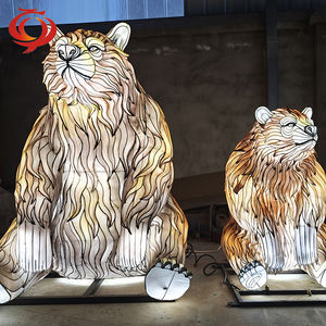 Linterna de animal dragón de tela china con luces para Diwali o Ramadán City Plaza decoraciones para graduación o Halloween - Product Image 5