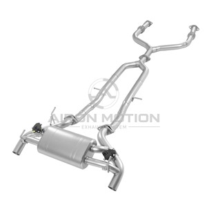 Escape Catback Valvetronic de Acero Inoxidable 304 Soldado con Diseño de Escamas de Pez <span class=keywords><strong>Airon</strong></span> para Nissan 350Z Z33/Infiniti G35 V35 - Instalación Directa con Tornillos - Product Image 2