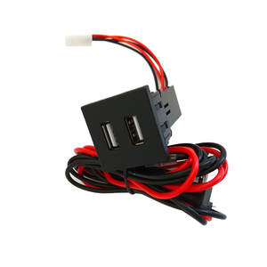 Водонепроницаемый <span class=keywords><strong>VW</strong></span> Dual <span class=keywords><strong>Usb</strong></span> зарядное устройство 2-<span class=keywords><strong>Usb</strong></span> порты зарядное устройство розетка для 12V/24V автомобиля с подсветкой цифровой дисплей - Product Image 4