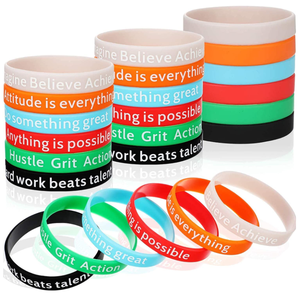 2023 Hot Sale Bulk Custom Printed Logo Eco-Friendly <strong>Bracelet</strong> Silicone <strong>Rubber</strong> Wrist <strong>Bands</strong> for <strong>Bracelet</strong> - Product Image 4