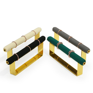 Hot bán 2025 Nhẫn tổ chức đứng kim loại giá tủ triển lãm triển lãm thương mại hiển thị sản phẩm cửa hàng cửa sổ hiển thị trường hợp Vòng hiển thị - Product Image 2