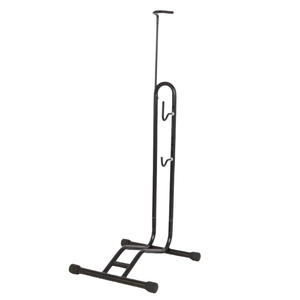 Soporte de Bicicleta L-023, de Acero, para Montar en el Suelo, Resistente, Negro, 3 en 1, para Exhibición, Reparación y Soporte de Bicicletas - Product Image 1