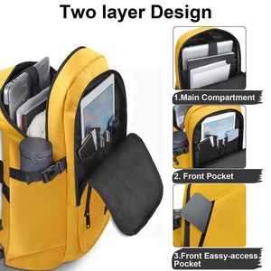 Mochila leve impermeável personalizada, leve, para caminhadas, laptop, <span class=keywords><strong>anti</strong></span>-roubo, com fechadura - Product Image 3