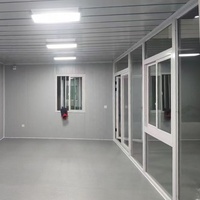 Modüler Kasırgaya Dayanıklı Su Geçirmez Dayanıklı Çelik Yapı Prefabrik Düz Paket Basit Mikro Evler 20ft Lüks Konteyner Ev