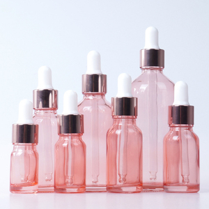 30Ml 2Oz Màu Hồng Sang Trọng Rõ Ràng Glass <span class=keywords><strong>Eye</strong></span> <span class=keywords><strong>Dropper</strong></span> Chai Cho Mỹ Phẩm Tinh Dầu Chai Rose Gold - Product Image 1