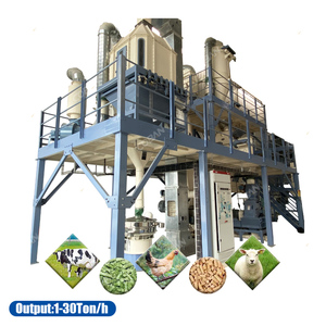 Équipement de traitement des animaux de grande capacité 100t/jour, ligne de production industrielle d'aliments pour l'élevage de volailles pour les fermes porcines - Product Image 4