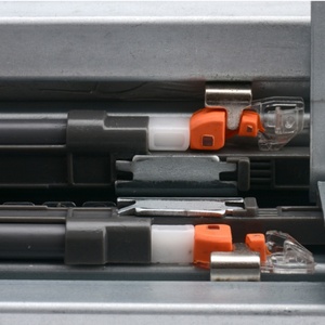 Wholesale High Quality Hide <strong>slide</strong> <strong>drawer</strong> system Ride draw buffer damper <strong>drawer</strong> track ultra-thin metal <strong>drawer</strong> side panel nicedraw - Product Image 3