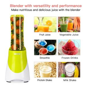 मिनी ब्लेंडर पोर्टेबल रस ब्लेंडर साफ करने के लिए आसान के लिए बच्चे महिलाओं यात्रा मिनी ब्लेंडर - Product Image 5