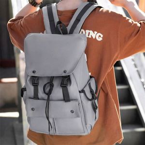 Muestra gratuita 2023 Nueva mochila para portátil de 4 pulgadas de alta capacidad, impermeable, para viajes de ocio, mochila para portátil para hombre - Product Image 5