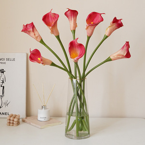 Venta al por Mayor de Fábrica, Lirios de Cala Artificiales Decorativos de Tacto Real, Tamaño Grande de 60 cm, Flores de Lirio de Cala - Product Image 4