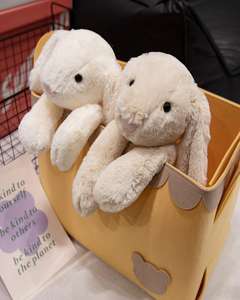 ของเล่นรักษาตุ๊กตากระต่ายลายดอกไม้ JC ของเล่นเด็กตุ๊กตางานแต่งงานเครื่องกรงเล็บขายส่งของขวัญ - Product Image 4