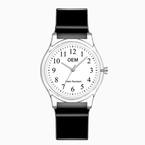 Montre à quartz décontractée en plastique transparent de couleur bonbon, personnalisable avec logo, pour hommes, femmes et enfants - Product Image 4