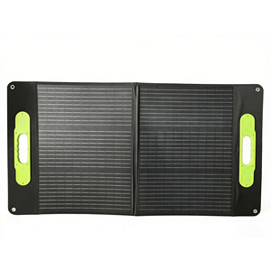 Panel Solar Plegable Alecter Solar de 100W, 2x50W ETFE, Eficiencia >23.5%, Silicio Monocristalino, Negro, 3.1KG, DC/USB A/Type-C - Product Image 1