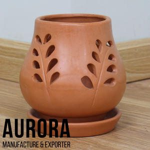 Jardinières en terre cuite écologiques de tailles différentes personnalisées en usine pour plantes d'intérieur prix d'usine - Product Image 2