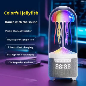ลำโพงพกพาไร้สาย TWS รุ่นใหม่ปี 2026 ดีไซน์แมงกะพรุน ไฟ RGB พร้อมนาฬิกาปลุก แบตเตอรี่ใช้งานได้ยาวนาน เสียงดี สำหรับใช้งานกลางแจ้ง - Product Image 3