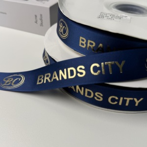 <span class=keywords><strong>Cinta</strong></span> de Grosgrain Suave Personalizada de Lujo con Relieve 3D Impreso y Logotipo, <span class=keywords><strong>para</strong></span> Regalos, Cumpleaños, Navidad, Fiestas y Eventos - Product Image 3