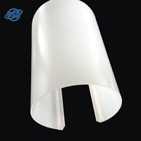 Diffuseur PMMA Blanc Laiteux Dépoli pour Éclairage LED en Acrylique à Profil C, Fabrication Directe Usine, Sur Mesure, pour Éclairage Intérieur et Extérieur