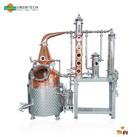 Distillateur Tiantai en cuivre 1HL Pot Still Whisky Vin Gin Vodka Brandy Distillateur d'alcool Équipement de distillation 100L