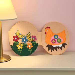 Montessori cảm thấy đầu cuốn sách vải 3D lập thể giáo dục mầm non công cụ giảng dạy trẻ em có thể giặt bảng bận rộn - Product Image 5