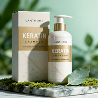 Shampooing à la kératine anti-pelliculaire pour la repousse des cheveux, formule douce, usage quotidien, sans sulfate, mousse riche, pour usage en salon, vente directe fabricant