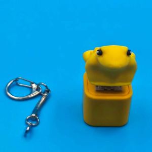 Llavero Colgante Recargable de Calidad Premium con Forma de Rana, Duradero, con Sonido de Teclado y Clicker de Voz, para Colgar en Mochilas - Product Image 1