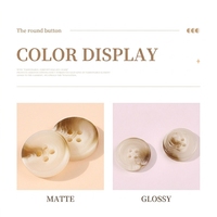 Boutons créatifs durables en résine écologique semi-transparente à dégradé, quatre trous, forme carrée, diamant, étoile, plusieurs tailles, lavables, vente en gros
