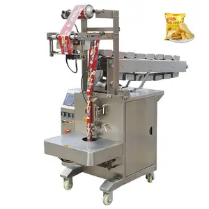 Machine de remplissage entraînement verticale semi-automatique, pour remplissage d'ail, chips alimentaires, pommes de terre