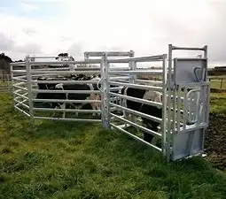 Hochwertige Viehzaun platte geschweißt feuer verzinkter Zaun/hochwertige Vieh metallzaun platten