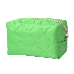 绿色口红零钱包菱形热压促销迷你袋旅行便宜创意零钱包包