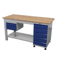 20218 TC atelier Garage laboratoire en acier inoxydable outil Table de rangement établi étagères en métal travail tréteau banc pour le travail