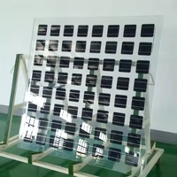 Panneau solaire transparent personnalisé 185w-215w panneau solaire Bipv panneau solaire transparent à double verre