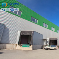 Bâtiment d'entrepôt préfabriqué en acier sur mesure, structure PEB, installation de stockage industrielle, grande portée, charpente à poutres en H, fourniture directe usine