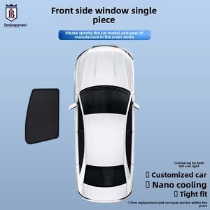 Pare-soleil spécial Toyota RAV4 Rongfang Plus <span class=keywords><strong>pour</strong></span> voiture à double moteur, rideau de fenêtre latérale magnétique en maille à clipser, <span class=keywords><strong>protection</strong></span> solaire - Product Image 6