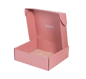 Boîte d'expédition pour produits de beauté, personnalisée, en carton ondulé, option E B Flute, boîte d'expédition standard à fermeture automatique, vente en gros - Product Image 5