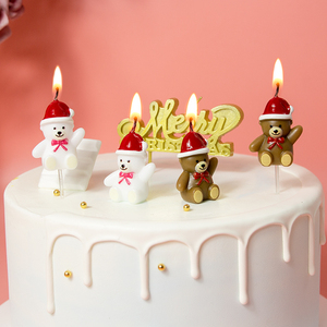 Hello Bear 100% algodón cumpleaños vela sombrero <span class=keywords><strong>para</strong></span> Navidad y cumpleaños - Product Image 4