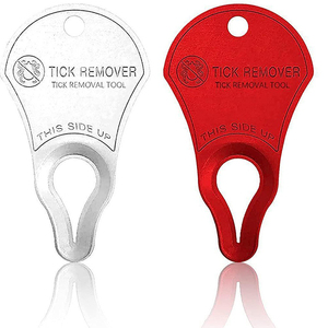 Extracteur de tiques en aluminium Pincettes <span class=keywords><strong>pour</strong></span> <span class=keywords><strong>chien</strong></span> Outil de nettoyage et de toilettage - Product Image 2