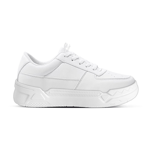Zapatillas blancas para <span class=keywords><strong>mujer</strong></span>, zapatillas informales de <span class=keywords><strong>tenis</strong></span>, patín, cuero, zapatillas antideslizantes para caminar, zapatos de estilo para caminar, zapatillas informales para <span class=keywords><strong>mujer</strong></span> - Product Image 2