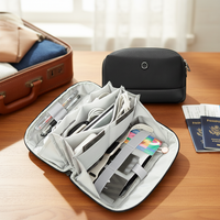 Nouvelle trousse de rangement portable électronique pour accessoires, câbles, gadgets numériques, voyage, USB, étanche