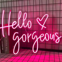 Letrero de Neón Personalizado con Forma de Hamburguesa, Decoración para Tiendas con Logotipo Iluminado, Letrero Luminoso para Publicidad Empresarial