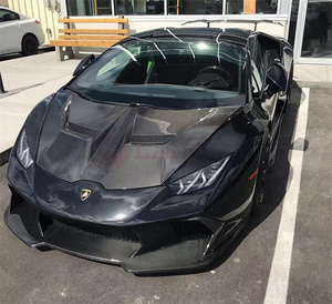 Pour <span class=keywords><strong>Lamborghini</strong></span> Lp610 tout carbone forgé Grain voiture pare-chocs avant pare-chocs arrière pare-chocs arrière coffre à bagages becquet - Product Image 6