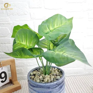Indoor/Outdoor Decorative Artificial Greenery Plant Flower Pot Plastic Plants For Wall And Floor Garden Supplies