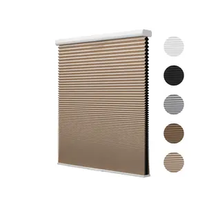 china custom cheap horizontal window soundproof honeycomb blinds