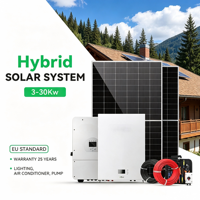 Système solaire complet 10 kW, 15 kW, 20 kW, 30 kW, système solaire hors réseau, système d'énergie solaire domestique